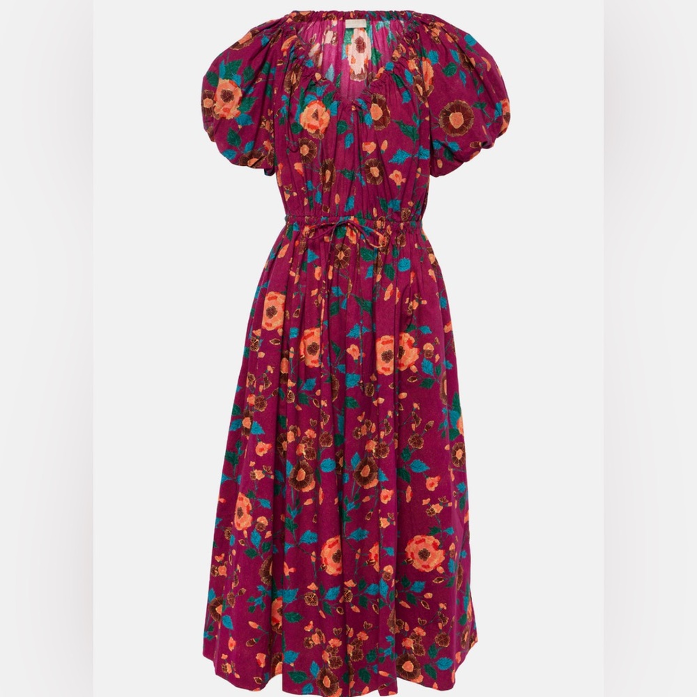 Ulla Johnson Vika Dress in Ruby Flora size 0